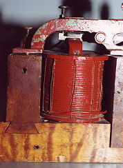 Side view of one of the coils
and the dovetail joint