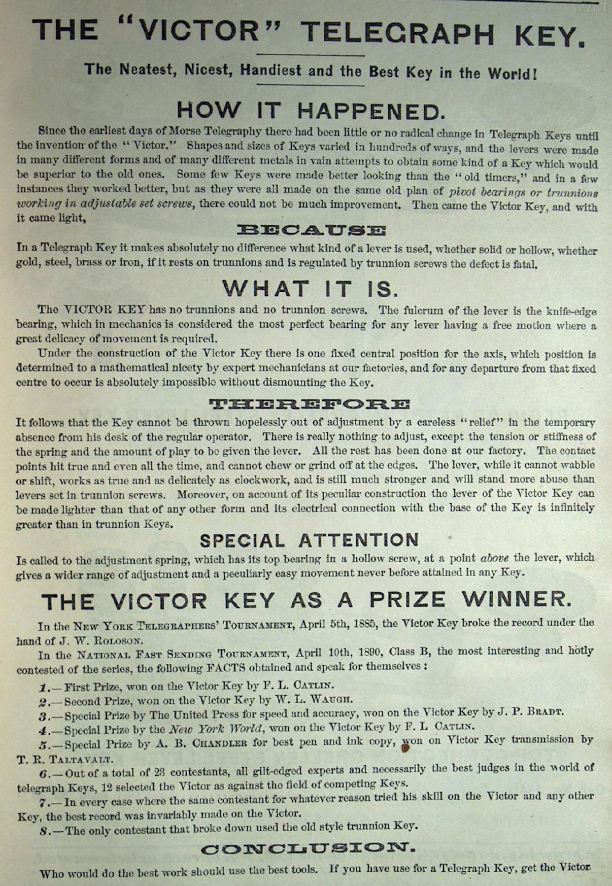 From: E.S. Greeley Catalog