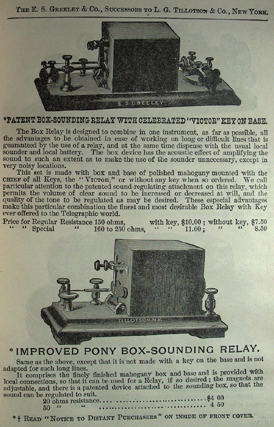 From: E.S. Greeley Catalog